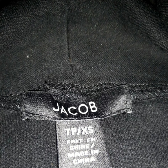 6/$15 size Xs Jacob Short Sleeve cowl neck Jacob blouse - Picture 3 of 9